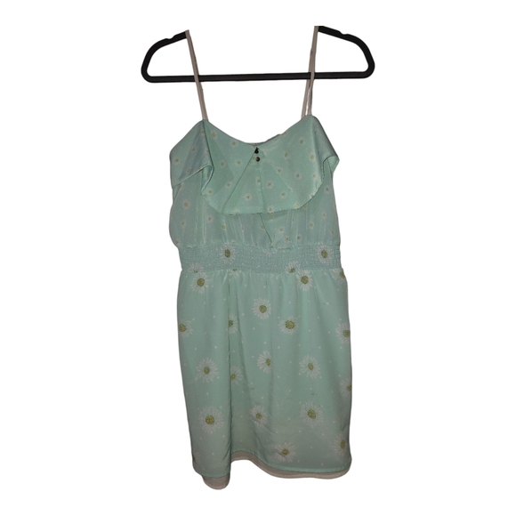 Xhilaration Light Green Floral Dress - Picture 1 of 1